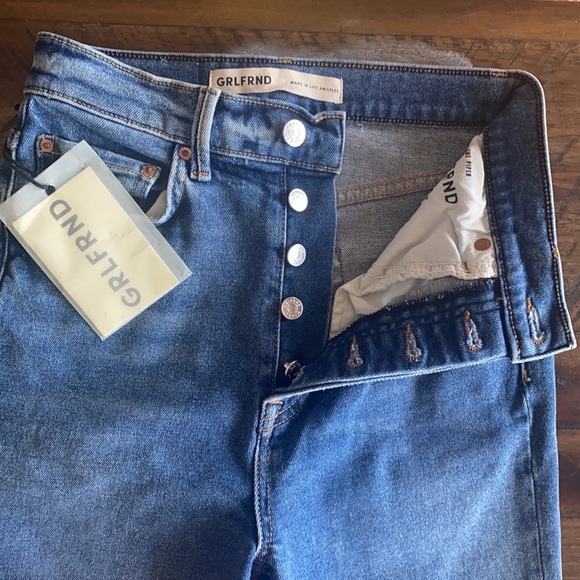Grlfrnd jeans size 25 NWT - Picture 2 of 3